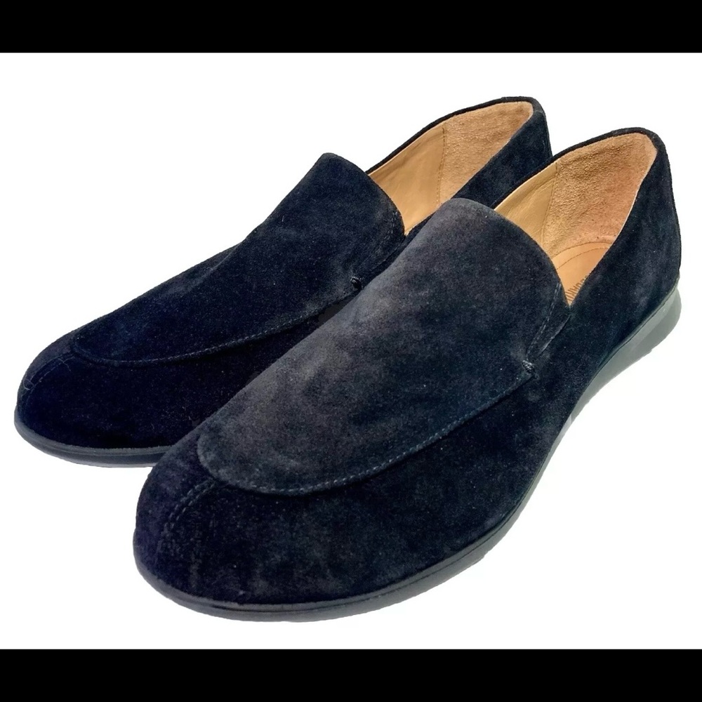 Samuel Hubbard Women’s Size 11 Freedom First Comfort Shoes Black Suede Loafers